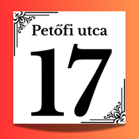 Egyedi házszám tábla