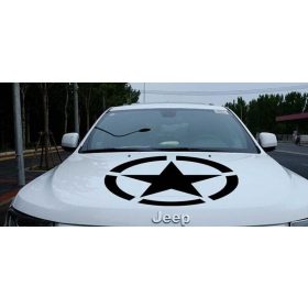 Katonai csillag tuning matrica (30-35 cm)