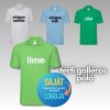 Férfi galléros póló logózva