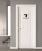 WC ajtó matrica