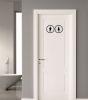 WC ajtó matrica 10