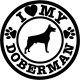 Dobermann matrica 18
