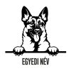 Egyedi neves Németjuhász matrica