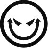 Démoni Smiley matrica