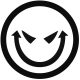 Démoni Smiley matrica