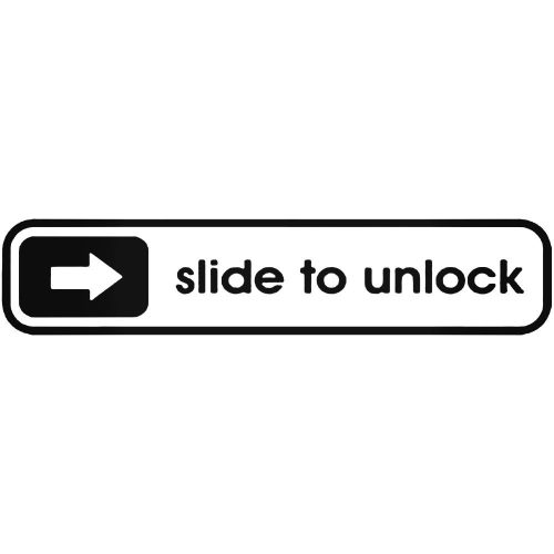 Slide to Unlock matrica
