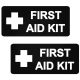 2 db First AID felirat "1" - Szélvédő matrica