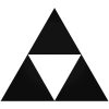 Zelda triforce "1" matrica