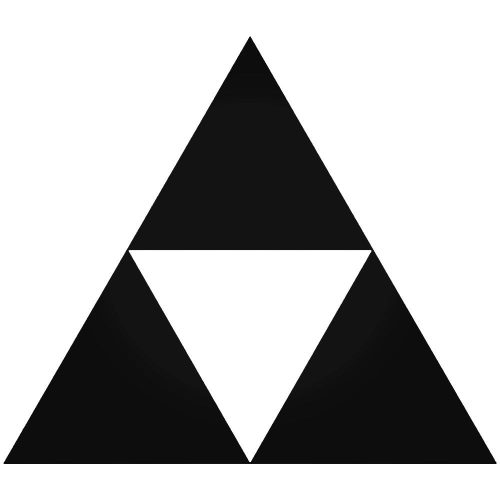 Zelda triforce "1" matrica