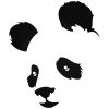 Panda állat matrica
