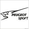 Peugeot matrica Sport felirat