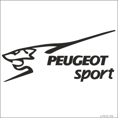 Peugeot matrica Sport felirat