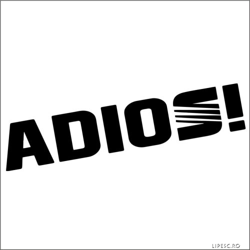 SEAT ADIOS! matrica