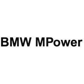 BMW matrica Mpower felirat
