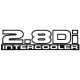 2.8Di Intercooler - Szélvédő matrica