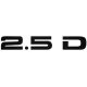 2.5D felirat - Szélvédő matrica
