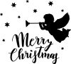 Merry Christmas angyalka Matrica