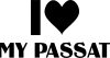 I Love my PASSAT matrica