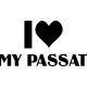 I Love my PASSAT matrica