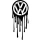 Elfolyt VW embléma matrica