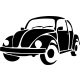 VW bogár matrica