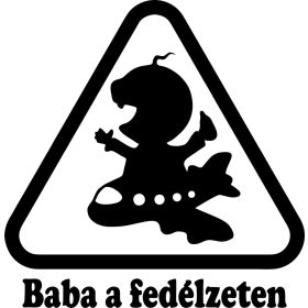 Baba a fedélzeten matrica 12