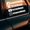 Egyedi YouTube matrica