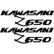 Kawasaki z650 matrica készlet