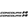 Kawasaki concours 14 matrica szett