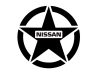 Nissan Katonai csillag matrica 30 cm