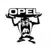 Opel Tasmániai ördög matrica