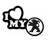 I love Peugeot matrica
