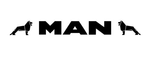 MAN kamion szélvédő matrica 120 cm