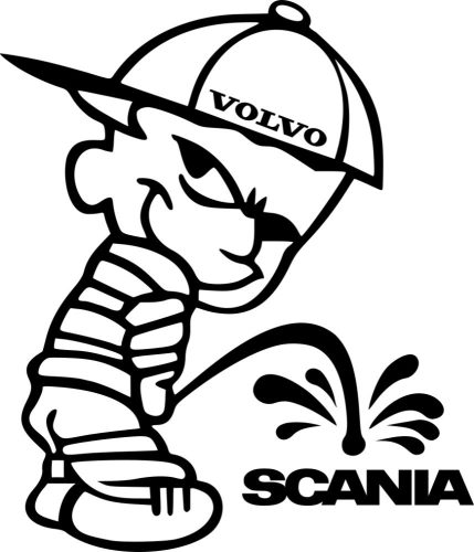 Volvo pisil SCANIA kevin matrica