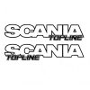 SCANIA topline matrica készlet