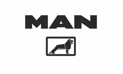 MAN kamion matrica logóval