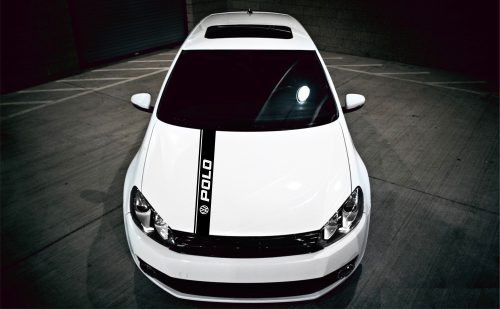 VW Polo motorháztető matrica 135 cm