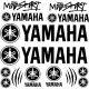 Yamaha motorsport matrica készlet