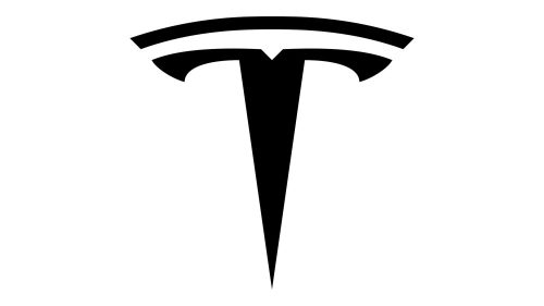 Tesla logó matrica