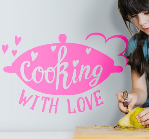 Cooking with love matrica
