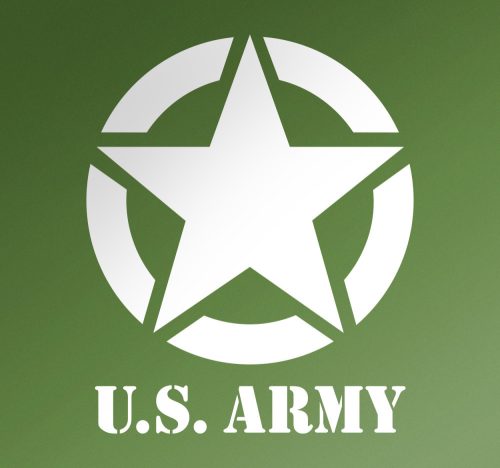 US ARMY katonai csillag matrica