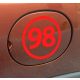 98-as üzemanyag tanksapka matrica