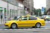 Taxi fekete kockás oldalcsík matrica