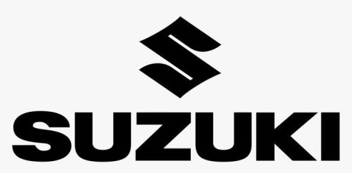 Suzuki logó alatta felirat matrica