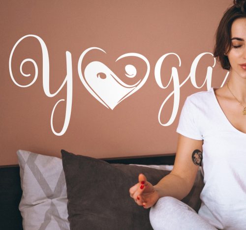 Yoga felirat matrica