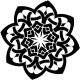 Mandala spirituális matrica