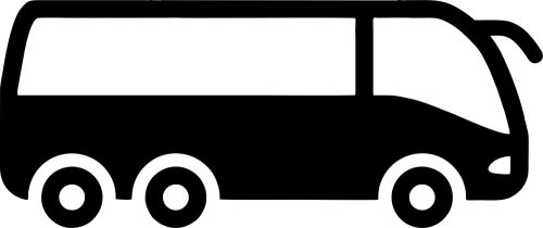 Buszvezető piktogram matrica