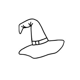 Boszorkány piktogram matrica