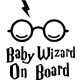 Baby Wizard on Board matrica