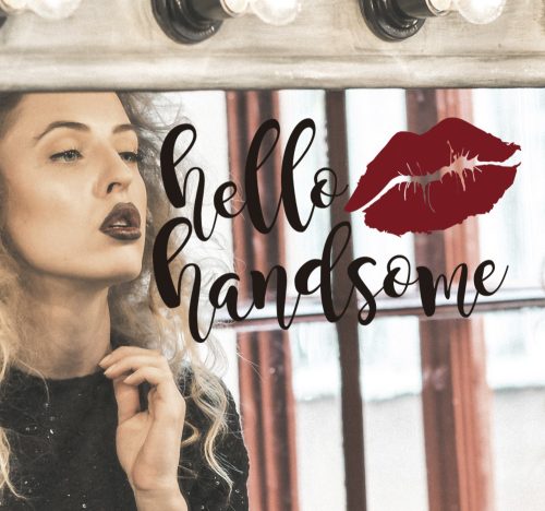 Hello handsome matrica szépségszalonba